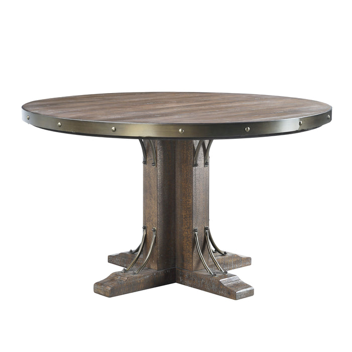 Raphaela - Dining Table - Weathered Cherry Finish - 30"