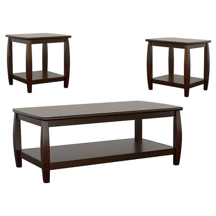 Dixon - 3 Piece Coffee Table Set - Espresso Sacramento Furniture Store Furniture store in Sacramento