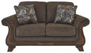 Miltonwood - Teak - Loveseat Sacramento Furniture Store Furniture store in Sacramento