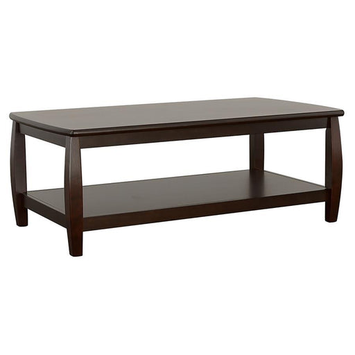 Dixon - Rectangular Coffee Table With Lower Shelf - Espresso Sacramento Furniture Store Furniture store in Sacramento