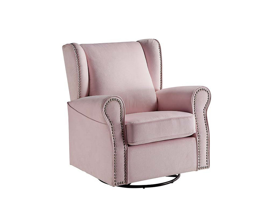 Tamaki - Swivel Chair - Pink Fabric Sacramento Furniture Store Furniture store in Sacramento