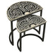 Zakiya - 2 Piece Demilune Nesting Table - Black And White Sacramento Furniture Store Furniture store in Sacramento