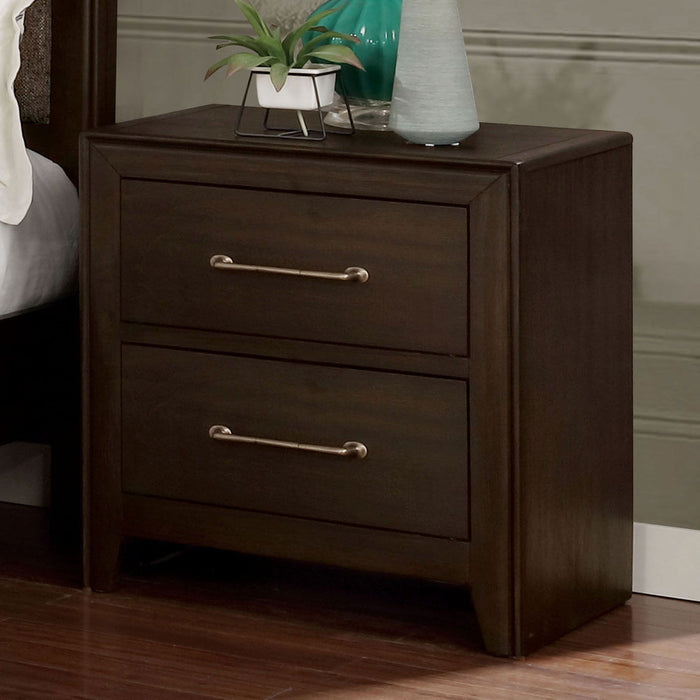 Jamie - Nightstand - Walnut Sacramento Furniture Store Furniture store in Sacramento