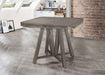 Athens - Round Counter Height Table With Drop Leaf - Barn Gray Sacramento Furniture Store Furniture store in Sacramento