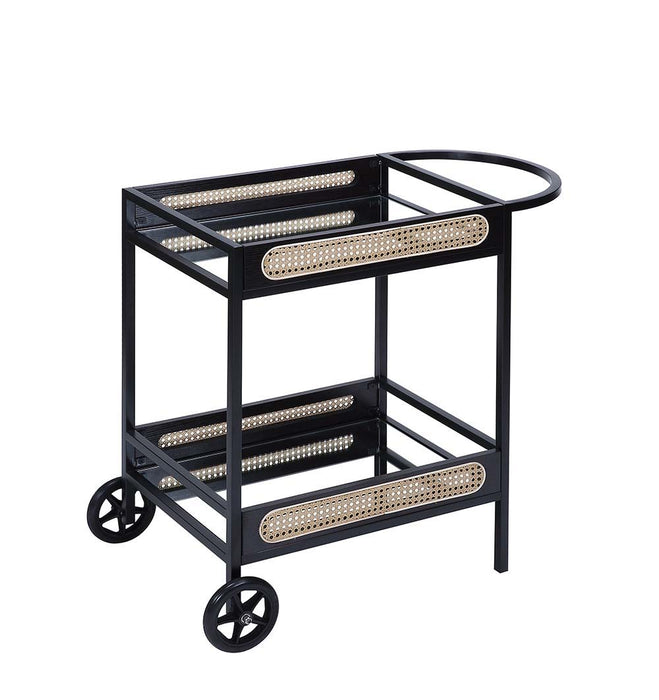 Colson - Serving Cart - Black Finish Sacramento Furniture Store Furniture store in Sacramento