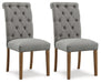 Harvina - Gray - Dining Uph Side Chair (Set of 2) Sacramento Furniture Store Furniture store in Sacramento