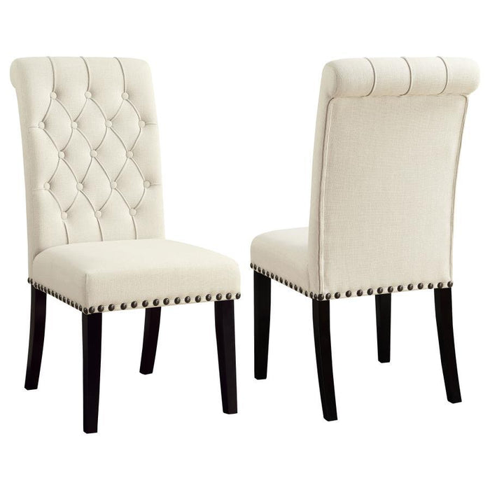 Alana - Tufted Back Upholstered Side Chairs (Set of 2) - Beige Sacramento Furniture Store Furniture store in Sacramento