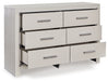 Zyniden - Silver - Six Drawer Dresser Sacramento Furniture Store Furniture store in Sacramento