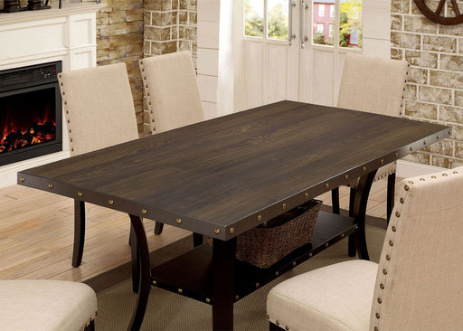 Kaitlin - Dining Table - Light Walnut / Beige Sacramento Furniture Store Furniture store in Sacramento