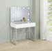 Eliza - 2 Piece Vanity Set With Hollywood Lighting - White And Chrome Sacramento Furniture Store Furniture store in Sacramento