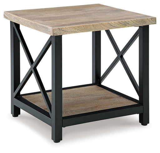 Bristenfort - Brown / Black - Rectangular End Table Sacramento Furniture Store Furniture store in Sacramento