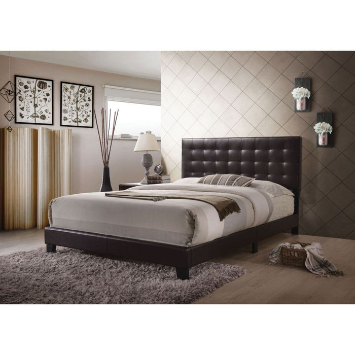 Masate - Queen Bed - Espresso PU