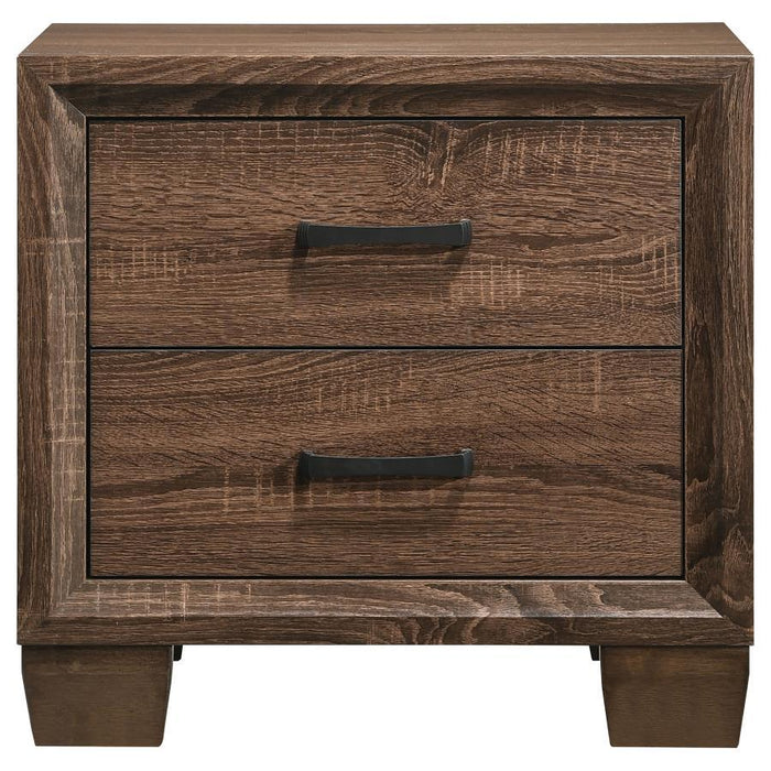 Brandon - 2-Drawer Nightstand - Medium Warm Brown Sacramento Furniture Store Furniture store in Sacramento