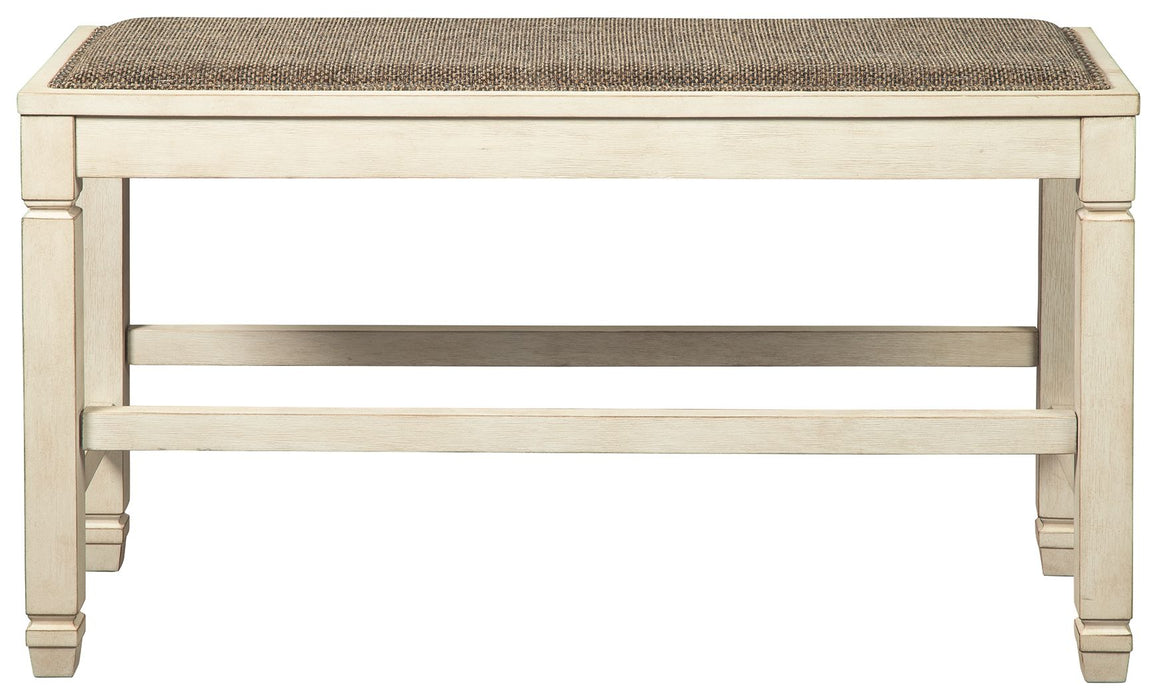 Bolanburg - Beige - Dbl Counter Uph Bench Sacramento Furniture Store Furniture store in Sacramento