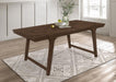 Reynolds - Rectangular Dining Table - Brown Oak Sacramento Furniture Store Furniture store in Sacramento