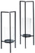 Ginette - Black - Candle Holder Set (Set of 2) Sacramento Furniture Store Furniture store in Sacramento