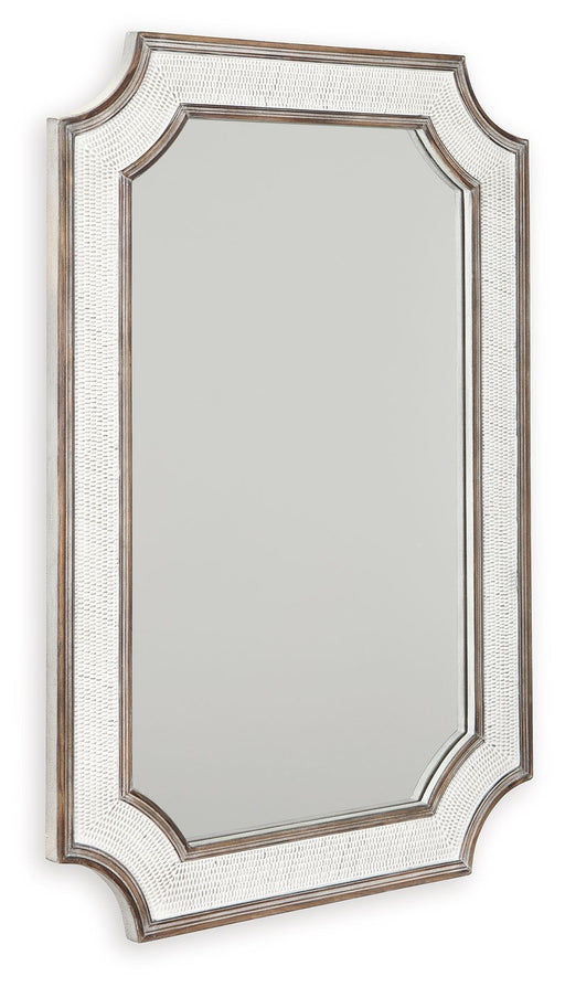 Howston - Antique White - Accent Mirror Sacramento Furniture Store Furniture store in Sacramento