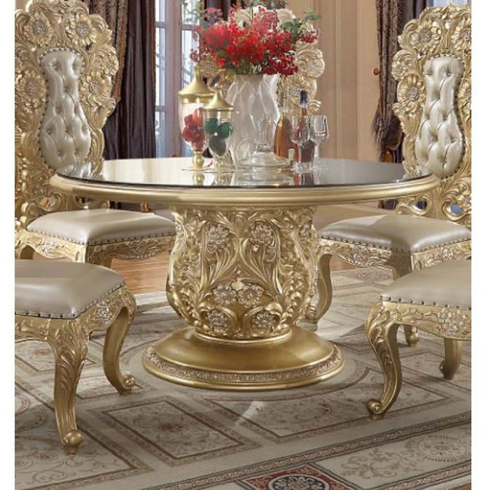 Cabriole - Dining Table - Gold Finish - 30" Sacramento Furniture Store Furniture store in Sacramento