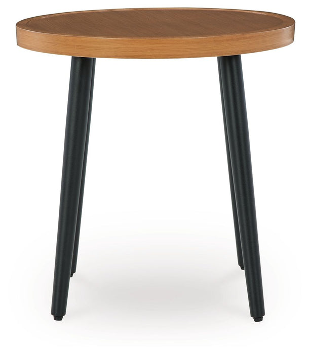 Horizon Hall - Two-tone Brown - Round End Table