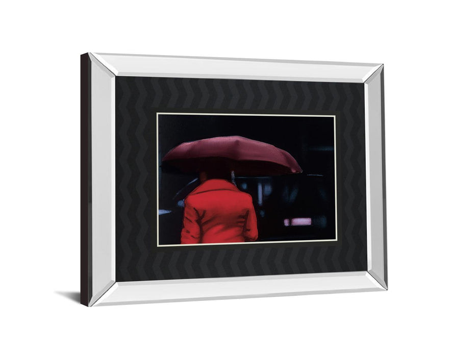 Lady In Red By Visa Mirrored Frame - Red