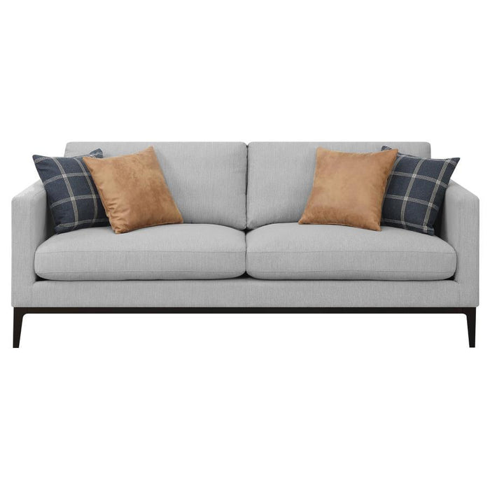 Apperson - Cushioned Back Sofa - Light Gray Sacramento Furniture Store Furniture store in Sacramento