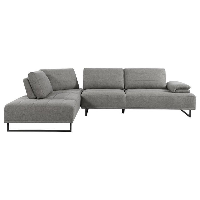 Arden - 2 Piece Adjustable Back Sectional - Taupe Sacramento Furniture Store Furniture store in Sacramento
