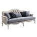 Ciddrenar - Sofa - Fabric & White Finish Sacramento Furniture Store Furniture store in Sacramento