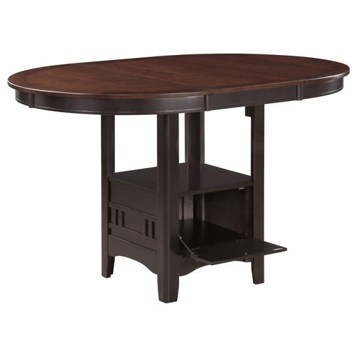 Lavon - Oval Counter Height Table - Light Chestnut And Espresso Sacramento Furniture Store Furniture store in Sacramento