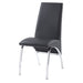 Noland - Side Chair (Set of 2) - Gray PU & Chrome Sacramento Furniture Store Furniture store in Sacramento