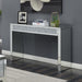Gillian - Rectangular Sofa Table - Silver And Clear Mirror Sacramento Furniture Store Furniture store in Sacramento