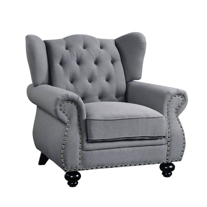 Hannes - Chair - Gray Fabric Sacramento Furniture Store Furniture store in Sacramento