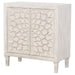 Clarkia - Accent Cabinet With Floral Carved Door - White Sacramento Furniture Store Furniture store in Sacramento