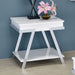 Titus - End Table - White / Chrome Sacramento Furniture Store Furniture store in Sacramento