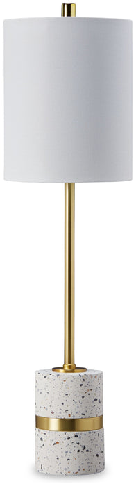 Maywick - White - Metal Table Lamp Sacramento Furniture Store Furniture store in Sacramento