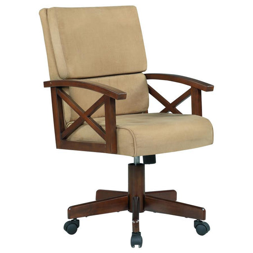 Marietta - Upholstered Game Chair - Tobacco And Tan Sacramento Furniture Store Furniture store in Sacramento
