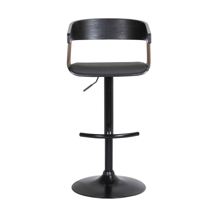 Larisa - Adjustable Wood Bar Stool