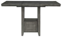 Hallanden - Gray - Rectangular Dining Room Counter Extension Table Sacramento Furniture Store Furniture store in Sacramento