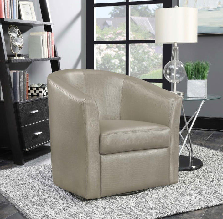 Turner - Upholstery Sloped Arm Accent Swivel Chair Sacramento Furniture Store Furniture store in Sacramento