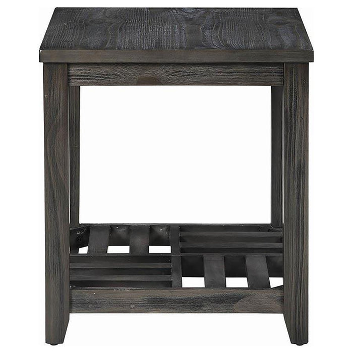 Cliffview - 1-Shelf Rectangular End Table - Gray