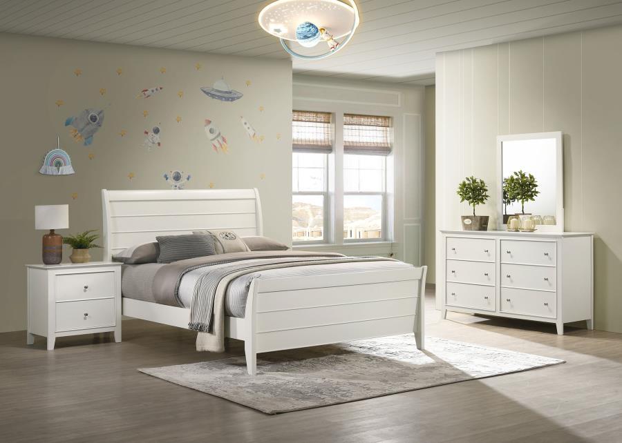 Selena - Sleigh Platform Bed Bedroom Set Sacramento Furniture Store Furniture store in Sacramento