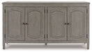 Charina - Antique Gray - Accent Cabinet Sacramento Furniture Store Furniture store in Sacramento