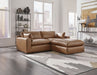 Emilia - Caramel - 3 Pc. - 2-Piece Sectional Loveseat, Ottoman Sacramento Furniture Store Furniture store in Sacramento