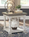 Havalance - Gray / White - Rectangular End Table Sacramento Furniture Store Furniture store in Sacramento