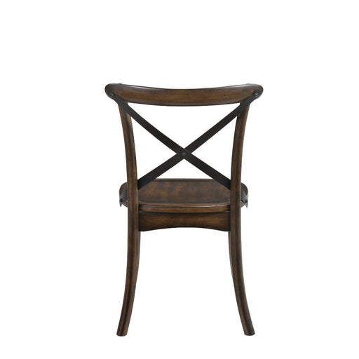 Kaelyn - Side Chair (Set of 2) - Dark Oak & Black Sacramento Furniture Store Furniture store in Sacramento