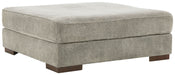 Bayless - Smoke - Oversized Accent Ottoman Sacramento Furniture Store Furniture store in Sacramento