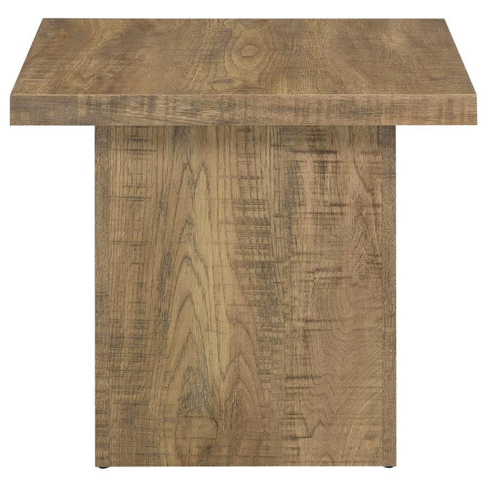 Devar - Square Engineered Wood End Table - Mango Sacramento Furniture Store Furniture store in Sacramento