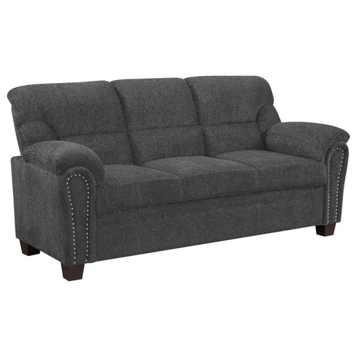 Clemintine - Upholstered Sofa with Nailhead Trim Sacramento Furniture Store Furniture store in Sacramento