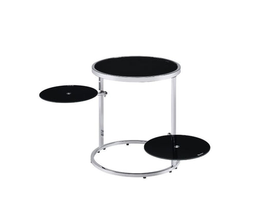 Lynch - Accent Table - Black & Chrome Finish Sacramento Furniture Store Furniture store in Sacramento