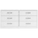 Flannia - White - Six Drawer Dresser - 29'' Height Sacramento Furniture Store Furniture store in Sacramento