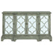 Erigeron - 4-Door Accent Cabinet - Gray Sacramento Furniture Store Furniture store in Sacramento